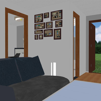 Konstruksi Rumah Prefab Baja Ringan Yang Indah Q355B Q235B