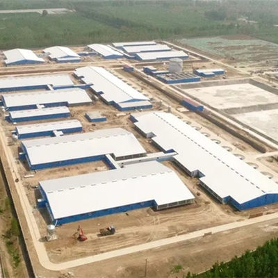 Struktur Baja Ringan Rumah Babi Bangunan Pertanian Prefab Galvanis