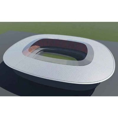 Stadion Struktur Baja Bentang Besar Konstruksi Rangka Ruang Prefab yang Andal