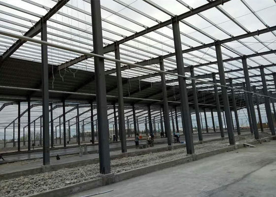 6000㎡ Bengkel Struktur Baja Industri Fabrikasi Bangunan Pabrik Rangka