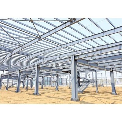 Pusat Perbelanjaan Struktur Baja Berat Prefabrikasi Tahan Debu ISO9001