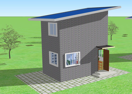 Struktur Baja Prefab Villa Duplex Rangka Baja Ringan Rumah Galvanis