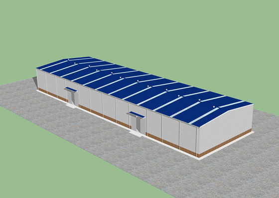 90m*27m Konstruksi Struktur Baja Prefabrik Bengkel Bangunan Kerangka Bangunan