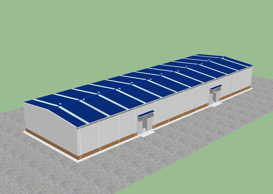 90m*27m Konstruksi Struktur Baja Prefabrik Bengkel Bangunan Kerangka Bangunan