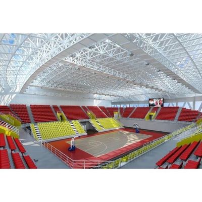 Stadion Rangka Ruang Rentang Besar Gym Bangunan Baja Ringan Prefab