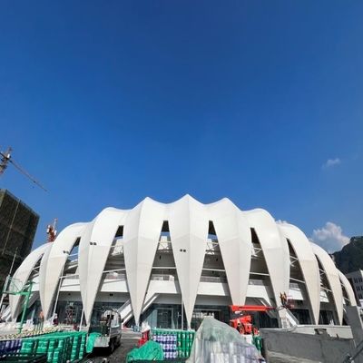 Stadion Struktur Baja Daur Ulang Gym Bangunan Logam Anti Karat Prefab
