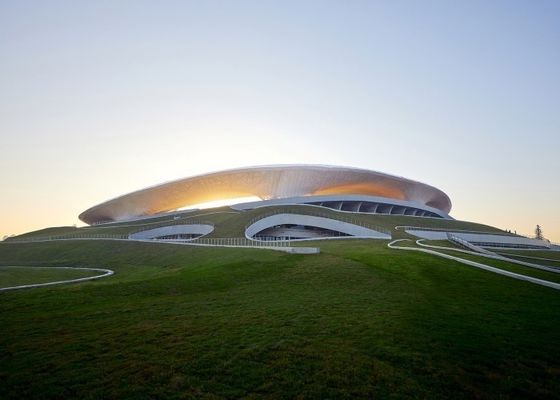 Stadion Struktur Baja Galvanis Gimnasium Bangunan Baja Ringan Prefab