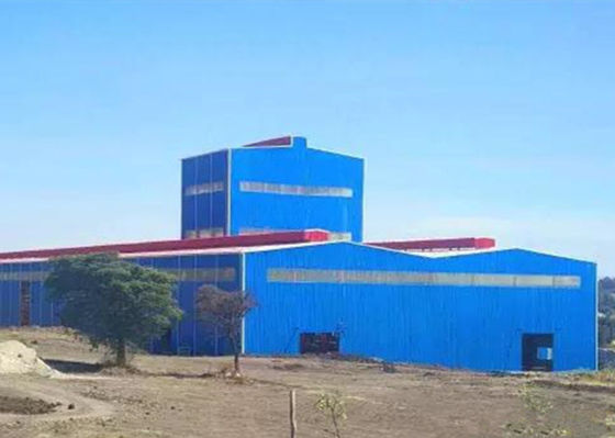 Bengkel Struktur Baja Rangka Fabrikasi Bangunan Industri Tahan Api