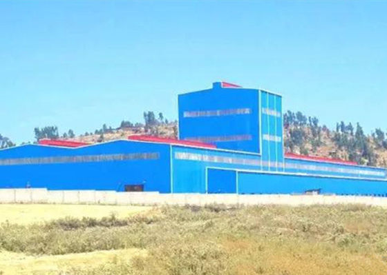 Bengkel Struktur Baja Rangka Fabrikasi Bangunan Industri Tahan Api