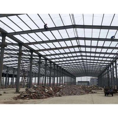 Struktur Baja Q355B Untuk Penyimpanan Gedung Bengkel Gudang Tahan Api