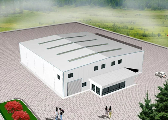 Bengkel Fabrikasi Baja Bingkai Hangar Struktur Baja Industri Pabrikan
