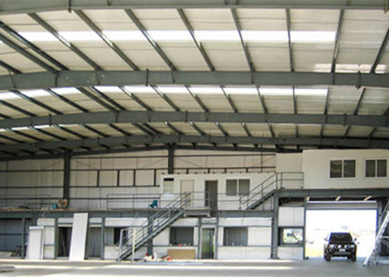 Bengkel Fabrikasi Baja Bingkai Hangar Struktur Baja Industri Pabrikan