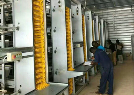 Q235B / Q355B Struktur Baja Peternakan Rumah Ayam Tahan Api GB
