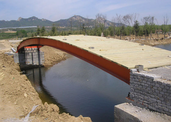 Konstruksi Jembatan Struktur Baja Q355B Galvanis Prefabrikasi
