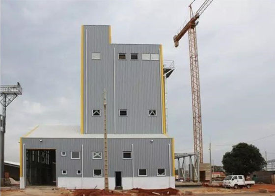 Bengkel Struktur Baja Galvanis Rangka Baja Industri Prefab GB