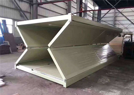 Konstruksi Rumah Kontainer Lipat Prefabrikasi Tahan Air Tahan Karat