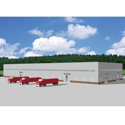 100 * 40 Bengkel Struktur Baja Rangka Struktur Baja Prefabrikasi Industri