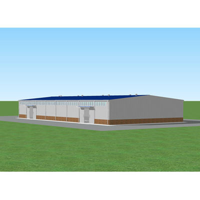 Struktur Baja Prefab Industri Bangunan Konstruksi Rangka Gudang