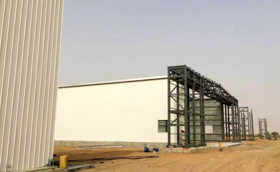 Pembuatan Prafabrikasi Hangar Pesawat Yang Terbuat Dari Bahan Struktur Baja