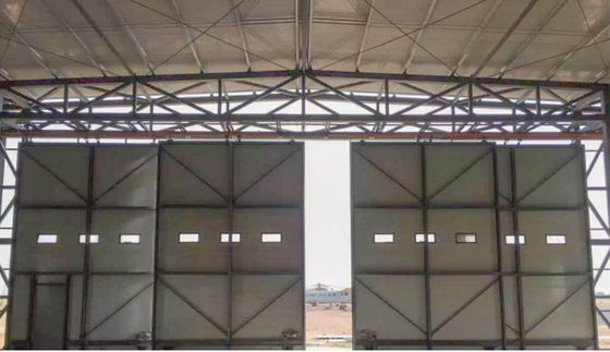 Pembuatan Prafabrikasi Hangar Pesawat Yang Terbuat Dari Bahan Struktur Baja