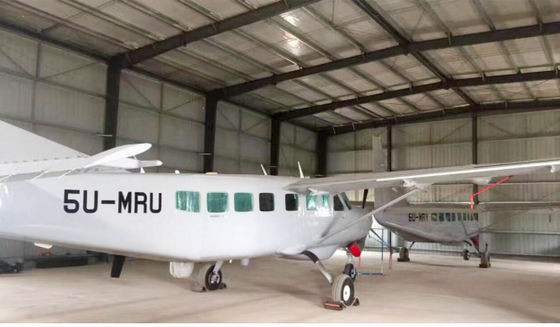 Pembuatan Prafabrikasi Hangar Pesawat Yang Terbuat Dari Bahan Struktur Baja