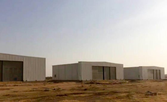 Pembuatan Prafabrikasi Hangar Pesawat Yang Terbuat Dari Bahan Struktur Baja