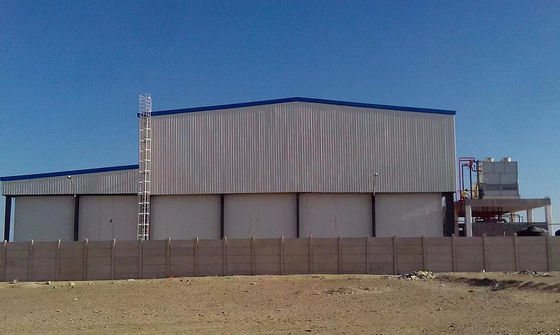 Struktur Baja Prefab Bangunan Industri Penyimpanan Baja Ringan