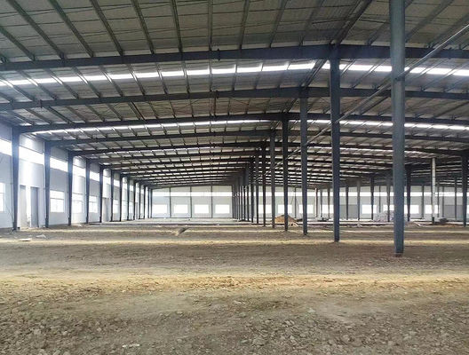 70*50 Portal Rangka Gudang Baja Fabrikasi Bangunan Industri