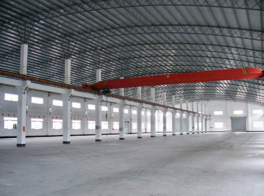 Bangunan bengkel struktur baja ringan - Prefabrikasi dengan H Beam, C/Z Purlin