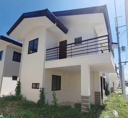 Struktur Baja Galvanis Ringan Logam Timbul Rumah Baja Prefabrikasi