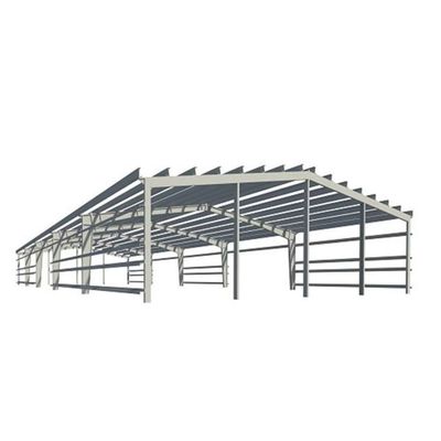 Gudang Struktur Baja dengan Roller Shutter/Swing/Sliding Doors dan Slope/Flat Roof