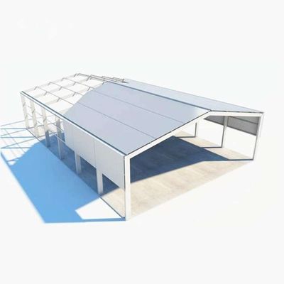 Gudang Struktur Baja dengan Roller Shutter/Swing/Sliding Doors dan Slope/Flat Roof