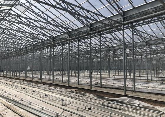 Green Plant Garden Kaca Tempered Rumah Kaca Untuk Bunga Hias Besar