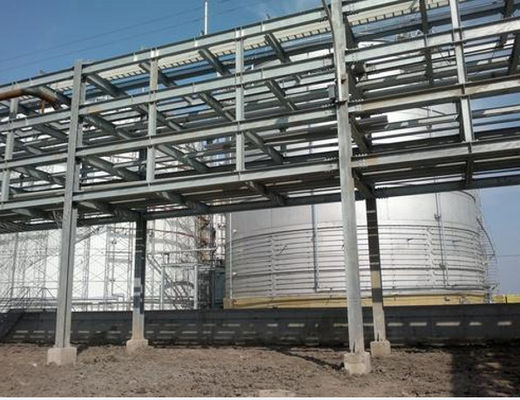 Konstruksi Platform Struktur Baja Disesuaikan Mezzanine Tahan Angin ISO9001