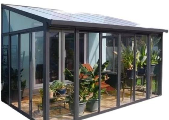 Winter Garden Sunlight Room Baja Kecil Venlo Kaca Rumah Kaca Santai
