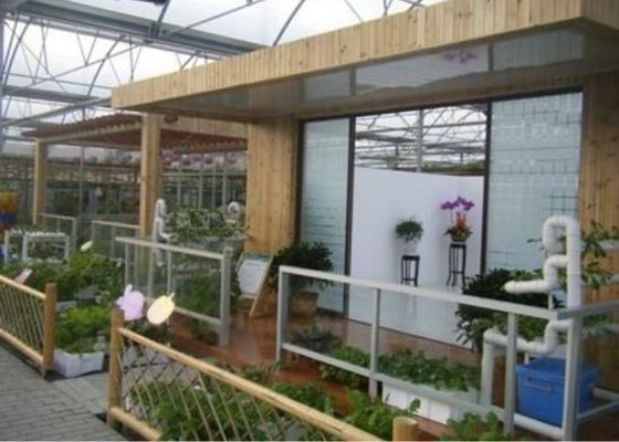 Baja Ringan Tamasya Venlo Glass Greenhouse Restaurant Berbentuk Kustom