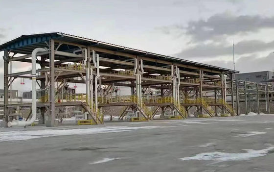 Jembatan Girder Struktur Baja Disesuaikan Tahan Api Prefabrikasi