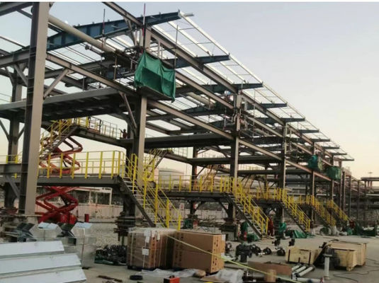 Jembatan Girder Struktur Baja Disesuaikan Tahan Api Prefabrikasi