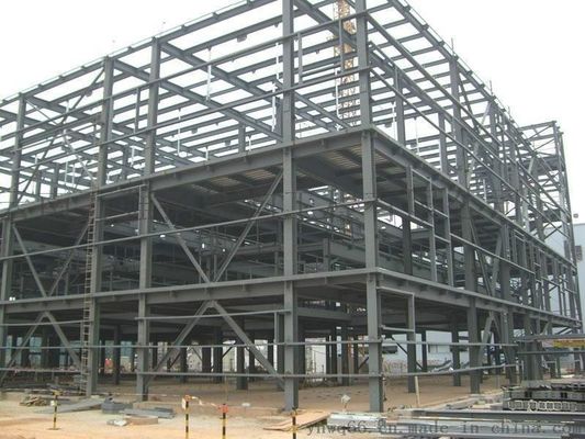 Gedung Administrasi Galvanized Customized Struktur yang tahan lama yang dapat diandalkan