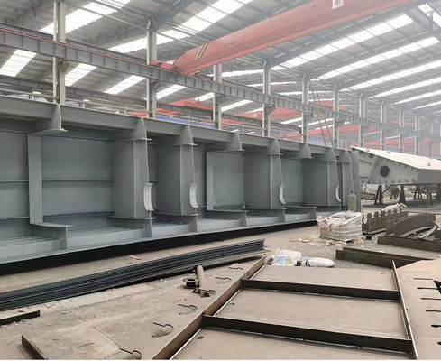 Platform Baja Struktural Kokoh Decoiling Steel Mezzanine Platform