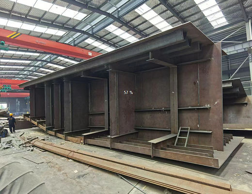 Platform Baja Struktural Kokoh Decoiling Steel Mezzanine Platform