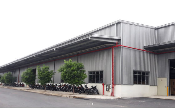 40 * 80 Bengkel Industri Bangunan Baja Fabrikasi Kit Struktur Baja