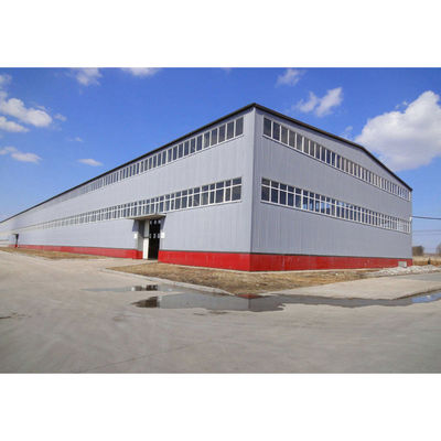 Bengkel Struktur Baja Rangka Portal Industri Bangunan Logam Prefab