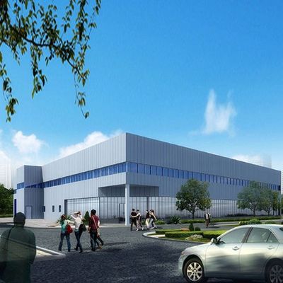 Konstruksi Bengkel Struktur Baja Prefabrikasi Rentang Besar Weld H Beam