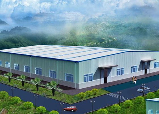 Bengkel Garasi Struktur Baja Prefabrikasi Bangunan Rangka Industri