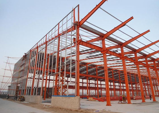 Bengkel Struktur Baja Prefabrikasi Bangunan Pabrik Konstruksi Logam