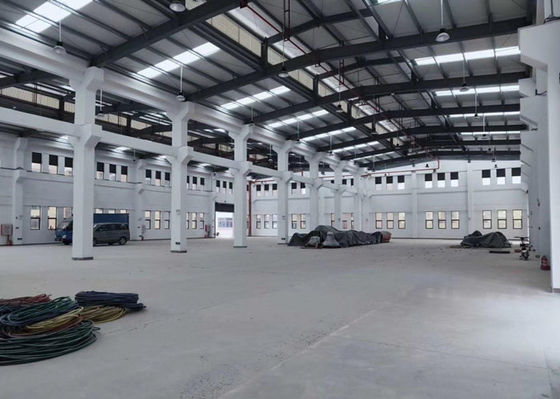 Struktur Konstruksi Rumah Pabrikan Gudang Rangka Baja Industri