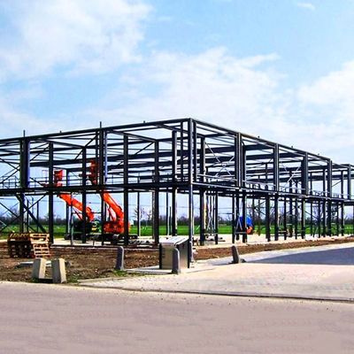 Struktur Baja Ringan Gudang Bengkel Bangunan Penyimpanan Disesuaikan
