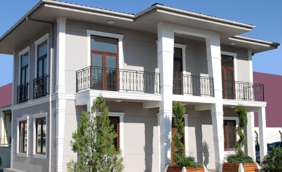 Konstruksi Rangka Baja Ringan Tahan Lama Baja Prefab Rumah Prefabrikasi Villa