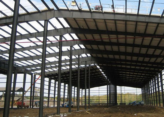 Struktur baja prefabrikasi industri Frame gudang Konstruksi bangunan